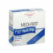 Medique Metal Detectable Bandages, Blue, PK100 67133